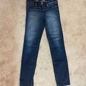 American Eagle Outfitters Dark Blue Skinny Jeans